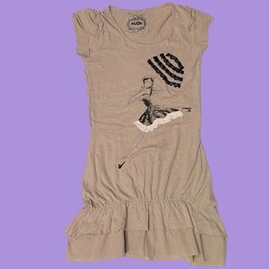 Nuon Gray T Shirt Dress Size Large